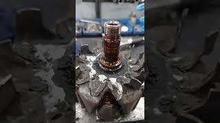 Removing the rusty bearing