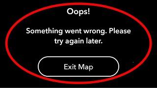 How To Fix Snapchat -Oops ! Something Went Wrong -  Please Try Again Later Error Android & Ios