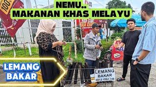 COBAIN MAKANAN KHAS MELAYU ‼️ LEMANG BAKAR TERNYATA ENAK JUGA