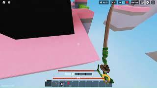 Doing digg ky's no iron rush in blossom map! (ROBLOX BEDWARS)