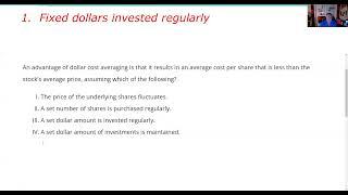 Dollar Cost Averaging - SIE Exam, Series 6 Exam, Series 7 Exam, Series 65 Exam, and Series 66 Exam