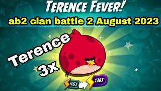 Angry birds 2 clan battle (Terence 3x) 2 August 2023 #ab2 clan battle today