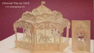 HOW TO MAKE A CAROUSEL POP-UP CARD