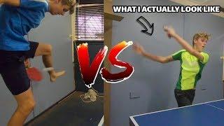 What I Think I Look Like Playing Ping Pong VS What I ACTUALLY Look Like