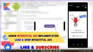 How to Integrate Google AdMob Interstitial Ads in Android Studio | Kotlin | Step-by-Step Guide