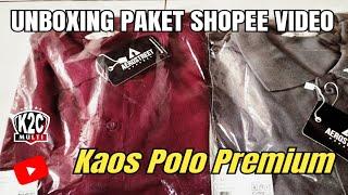 AEROSTREET‼️ Unboxing paket kaos polo premium shopee live