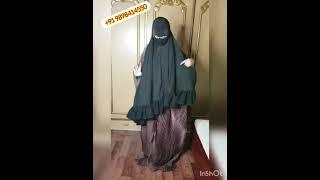 Khimar 1 Up-Down Style Ruffled Khimar #khimar #overheadkhimar #ruffledkhimar #muslimah #niqab #new