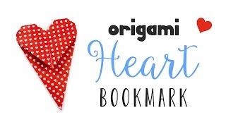 Origami Heart Bookmark Instructions - Paper Kawaii