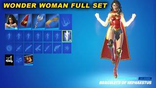 WONDER WOMAN BUNDLE FORTNITE LOCKER SHOWCASE