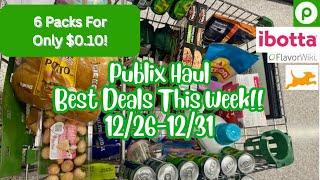 Publix Best Deals This Week! 2 MONEYMAKER Items! 10 cent 6 packs! #publixcouponing 12/26-12/31