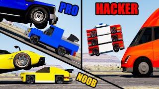 NOOB vs PRO vs HACKER #55 - Beamng drive