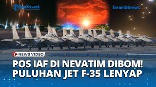 180 Rudal Balistik Iran Bombardir Pangkalan Udara Nevatim! Seluruh Jet F 35 Israel Jadi 'Abu'