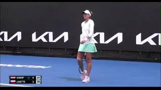 Magda Linette  Vs Mayar Sherif  Live Tennis Australian Open