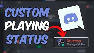 How to Set a Custom Playing Status on Discord - 2024