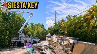 After Hurricane Helene Driving Through Siesta Key Florida (Part 2)