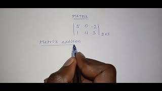 introduction to matrix, matrix operations.