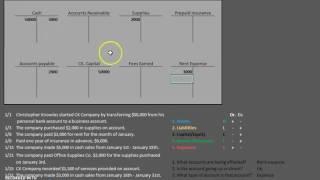 T-Accounts: Analyzing Business Transactions & Debits and Credits