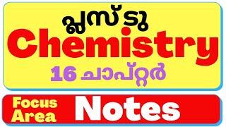 Plus two focus area notes chemistry, Focus area notes chemistry, Focus area notes plus two chemistry