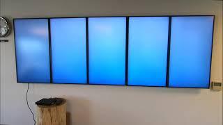 MagicInfo Services shows how to set up a videowall by using daisy chain