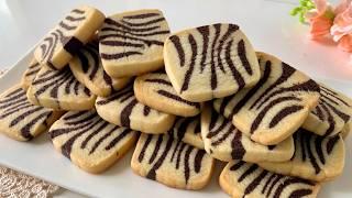 Patterned Butter Cookies in less than 10 minutes! Easy Cookies recipe you will make everyday!