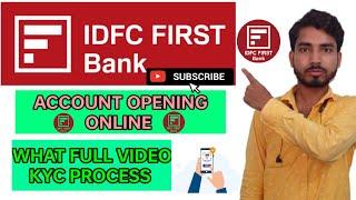 IDFC FIRST BANK ACCOUNT OPENING ONLINE WITH FULL VIDEO KYC PROCESS. @teachnicalaim