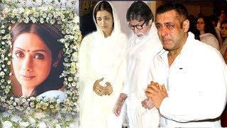 EMOTIONAL Bollywood Celebs Break Down Seeing Sridevi After PASSING AWAY- Salman,Aishwarya,Deepika