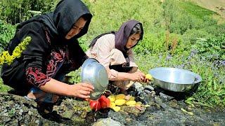 different Style  cooking & lifestyle of the Girls of this village