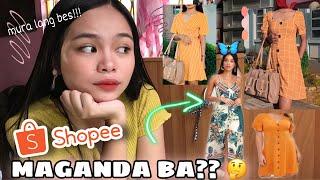 DRESS REVIEW FROM SHOPEE(mura lang)||ERICKA