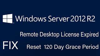 windows server 2012 r2 remote desktop license expired