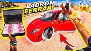 ESCAPO de un LADRÓN con FERRARI haciendo PARKOUR| PERSECUCIÓN POV