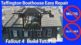 Fallout 4 - Taffington Boathouse NO MODS NO GLITCHES EASY Repair