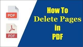 How To Delete Pages In PDF | PDF se pages kaise delete kare | Delete pages in PDF | PDF Tutorial