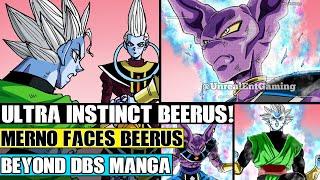 Beyond Dragon Ball Super: Merno Awakens Ultra Instinct Beerus! Ultra Instinct Beerus Attacks Merno