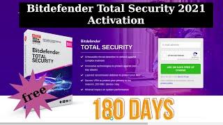 November Update | Bitdefender Total Security 2021 Activation 180 days free  (100% working)