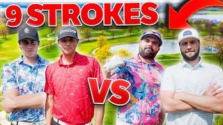 Scratch Golfers Give Two Mid Handicap Golfers 9 Strokes In 9 Holes… Who Wins?