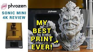 Phrozen Sonic Mini 4K review - The highest quality resin prints