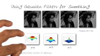 Using Gaussian Filters for Smoothing Cont