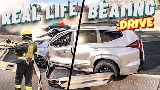 Accidents Based on Real Events on BeamNG.Drive #3 | Real Life - Flashbacks