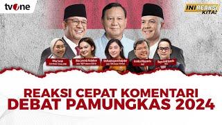 [LIVE] Debat Pamungkas Capres 2024, Ini Reaksi Kita! | tvOne