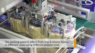 A-one Solutions - Case packing of cheese blocks Ullerslev Dairy