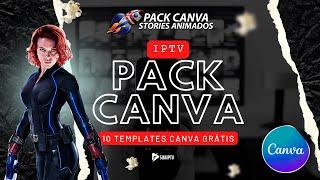 Pack Canva GRÁTIS IPTV - 10 Templates Canva Gratuitos IPTV