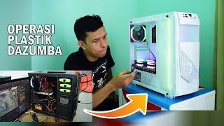 Modif Casing Ep. 07 | Mod Casing Dazumba Warnet Jadi Case Gaming Putih RGB