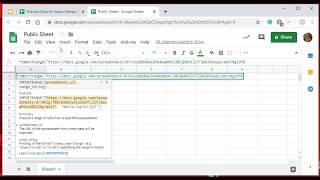 Using ImportRange to Share only SOME Columns with Other in Google sheets