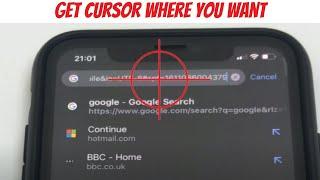 How To Move Text Cursor On iPhone iPad To Exact Place - IOS 14