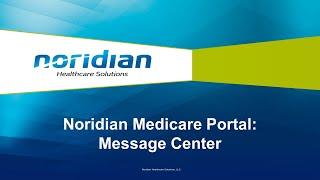 Noridian Medicare Portal: Message Center