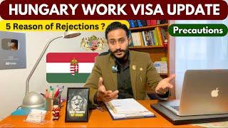 Hungary Work Visa || Hungary Work Visa Refusal || Hungary Visa refused What to do Easy steps