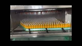 Spray type pasteurizing cooling tunnels for glass bottle juice