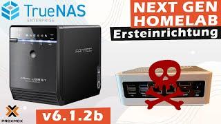 Homelab NAS Ersteinrichtung Teil 1 = TrueNAS Scale + Fantec 10Gbit + Mini PC