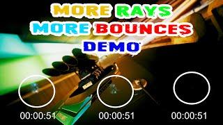 More Rays More Bounces|Best Demonstration Of What Your GFX Is Doing When Adding Overdrive Mods