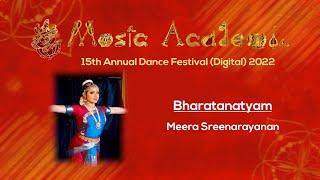 Meera Sreenarayanan - dance at The Music Academy 2022